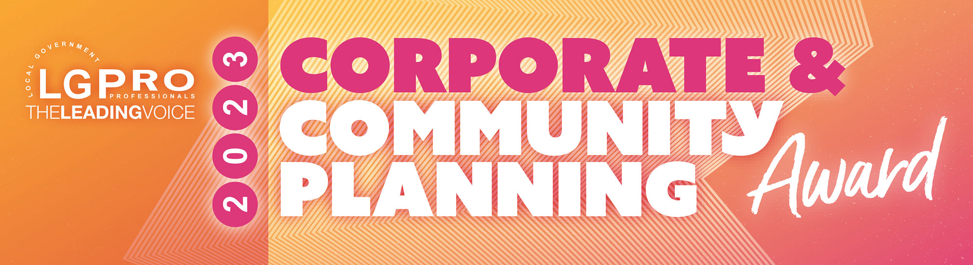 Corporate and Community Planning Award